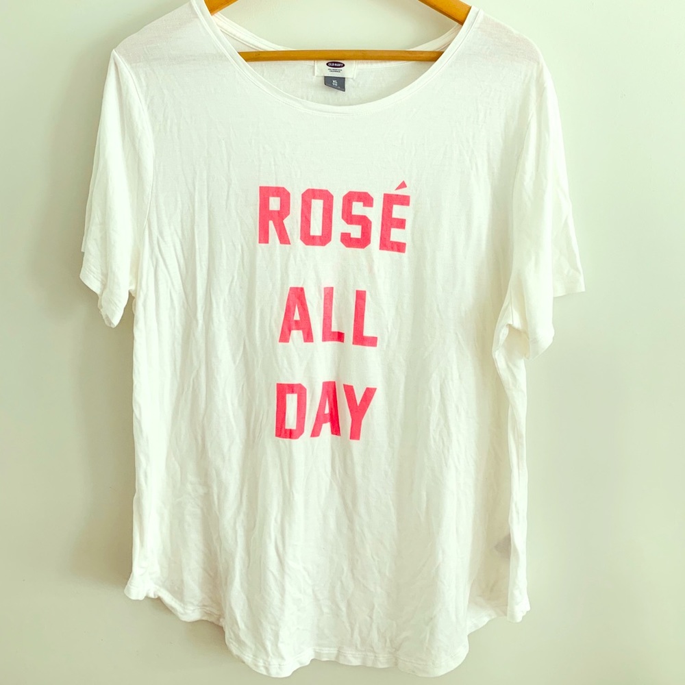 Rose All Day 🥀🍷🌞SUMMER Tee